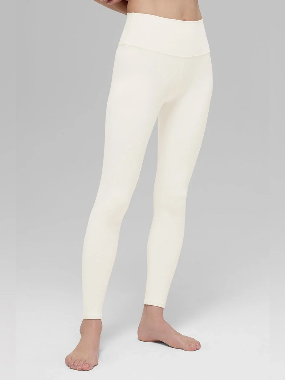 NWT ALO Yoga High-Waist Airbrush Legging Ivory Size S